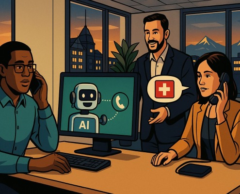 Telefonservice Schweiz – moderne Unternehmen nutzen KI Telefonassistent von ThinKIQ für effiziente Kundenkommunikation