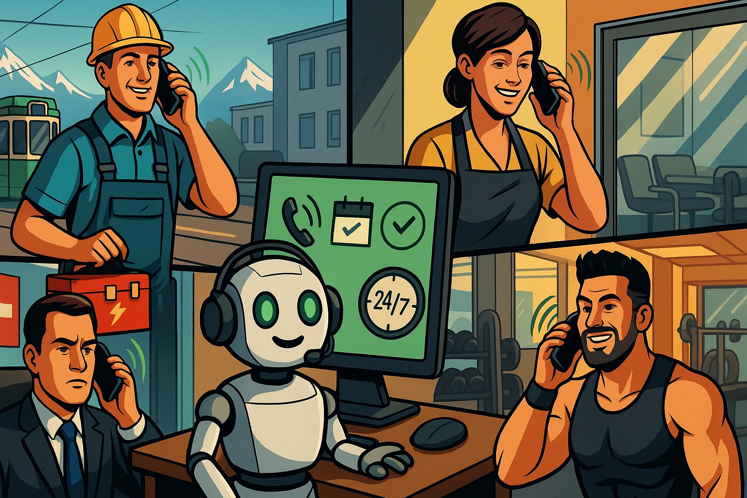 5 Vorteile eines KI Telefonassistenten für Schweizer KMU – ThinKIQ automatisiert Anrufe, Termine und Kundenservice rund um die Uhr