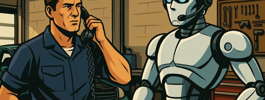 KI-Telefonassistent für Autowerkstätten – ThinKIQ hilft Schweizer Garagen, Anrufe automatisch zu bearbeiten, Wartezeiten zu reduzieren und mehr Zeit für Kunden zu gewinnen