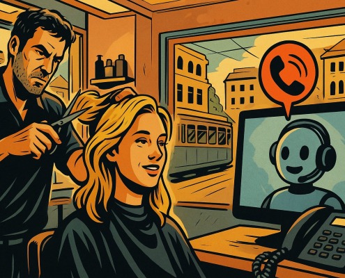 KI Telefonassistent für Friseursalons – ThinKIQ übernimmt Anrufe, damit sich Schweizer Coiffeure voll auf ihre Kunden konzentrieren können