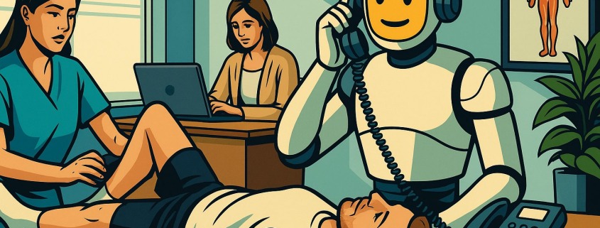 KI-Telefonassistent für Physiotherapiepraxen – ThinKIQ übernimmt Anrufe, entlastet das Praxisteam und sorgt für mehr Ruhe und zufriedene Patienten