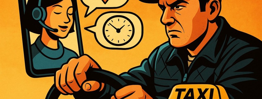 KI-Telefonassistent für Taxiunternehmen – ThinKIQ sorgt für automatische Buchungsannahmen, weniger verpasste Anrufe und effizientere Abläufe im Taxibetrieb