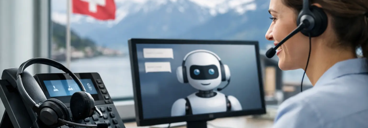 Beispiel automatisierte Servicehotline Schweiz