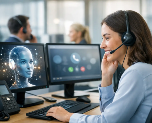 KI-Telefonzentrale für Unternehmen im Alltag