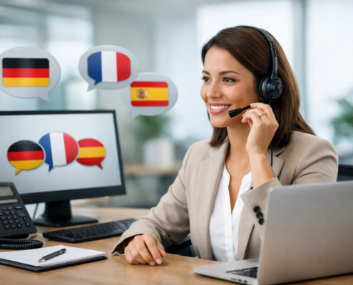 Mehrsprachiger Telefonassistent für Unternehmen